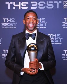 ‎Dembélé, Bonmatí shine at the best FIFA football awards 