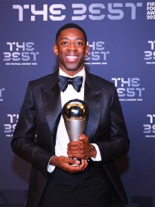 ‎Dembélé, Bonmatí shine at the best FIFA football awards 