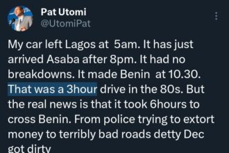 Detty December got dirty: Pat Utomi alleges police extortion during Lagos–Benin journey