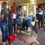 “Didn’t come out as expected”- Drama as lady rejects young man’s proposal in the presence of his mum