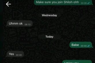 “Don’t ask me why “- Lady urges boyfriend to join Shiloh, receives breakup text days later