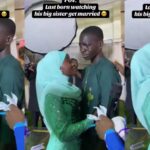 “Don’t go”– Last born cries uncontrollably as big sister gets married