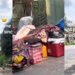 Drama as ex-girlfriend moves her belongings to a married man’s home, refuses to leave