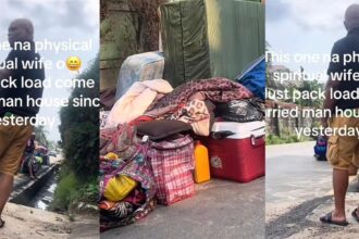 Drama as ex-girlfriend moves her belongings to a married man’s home, refuses to leave