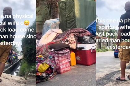Drama as ex-girlfriend moves her belongings to a married man’s home, refuses to leave