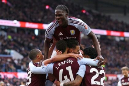 EPL: Aston Villa beat United, make history with 10th straight win  