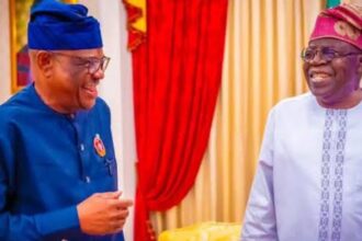 Even though you belong to another party’ – Tinubu sends birthday message to Wike