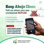 FCTA releases hotlines for residents to report uncleared waste