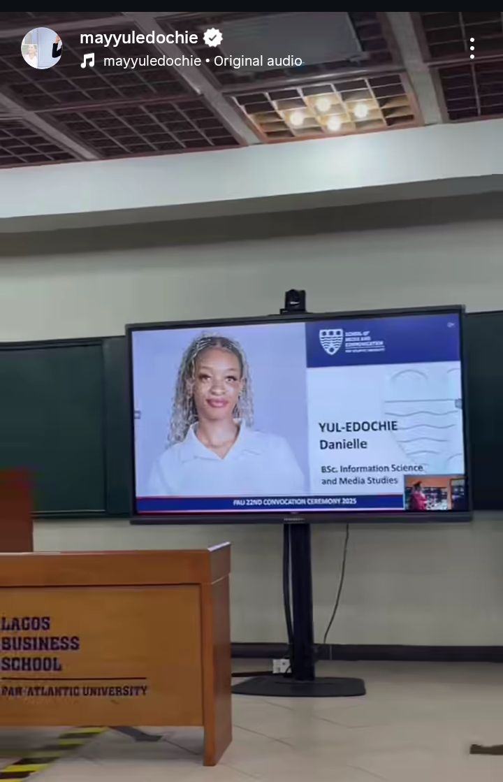 “God did it” — May Yul-Edochie celebrates only daughter’s graduation