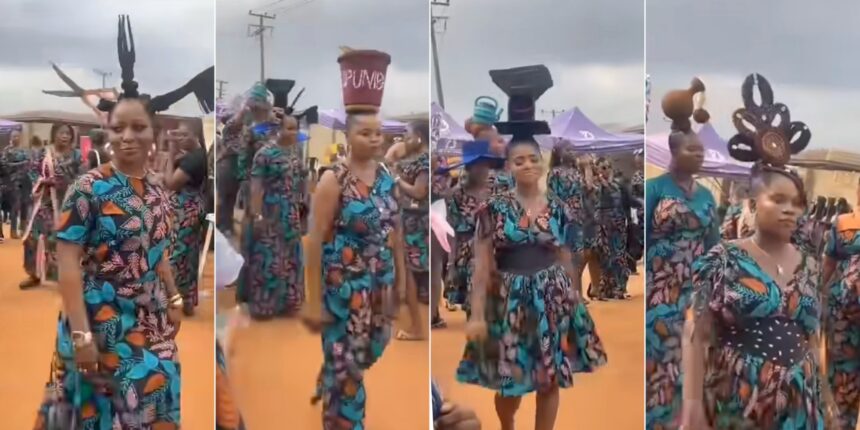 Hairdressers wow onlookers as they show off creative hairstyles at end-of-year celebrations