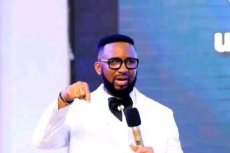 “He did it”- Verydarkman exposes Chris Okafor after bringing daughter on pulpit to testify