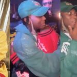 “He’s always after divorced women” – Fans react as Bella Shmurda whispers to Annie Macaulay in viral event clip