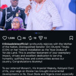 “I give you 5 mins” – Gov Adeleke’s wife sends ‘unexpected’ message to Remi Tinubu amid viral clash with husband