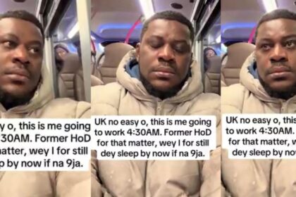 “I was a HOD in Nigeria, now I resume work by 4:30am in the UK” – Man laments over Japa reality