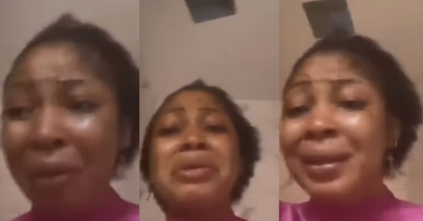 “I’m staying back because of my children” – Lady in abusive marriage cries out