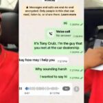 Lady blasts man who tried to chat her up after failing to pay for her car bill