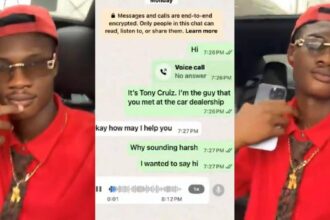 Lady blasts man who tried to chat her up after failing to pay for her car bill