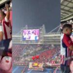 Man proposed to his two girlfriends during a live football match