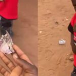 “Me i no dey collect ₦100, na only ₦1,000” — Boy rejects Christmas gift