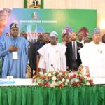 Moment old National Anthem ‘mistakenly’ played during APC caucus meeting at presidential villa