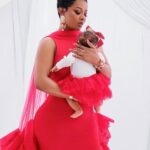 My first Christmas as a mum!” – Toke Makinwa shows off stunning festive décor for baby Yakira