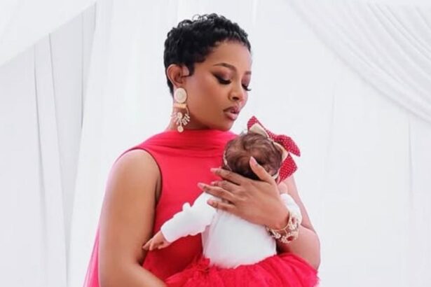 My first Christmas as a mum!” – Toke Makinwa shows off stunning festive décor for baby Yakira
