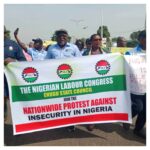 NLC protest against insecurity brings Enugu to a halt