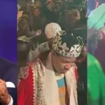 Pastor Chris wears crown and royal robe as he makes grand entrance to his birthday