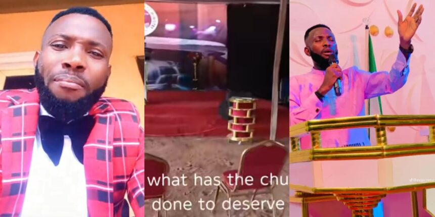 Pastor laments as thieves cart away with church speakers, AC