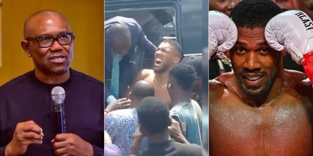 Peter Obi reacts to Anthony Joshua’s accident in Ogun, shares concern