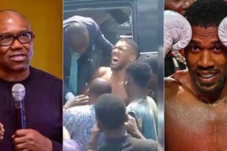 Peter Obi reacts to Anthony Joshua’s accident in Ogun, shares concern