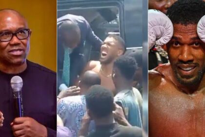 Peter Obi reacts to Anthony Joshua’s accident in Ogun, shares concern