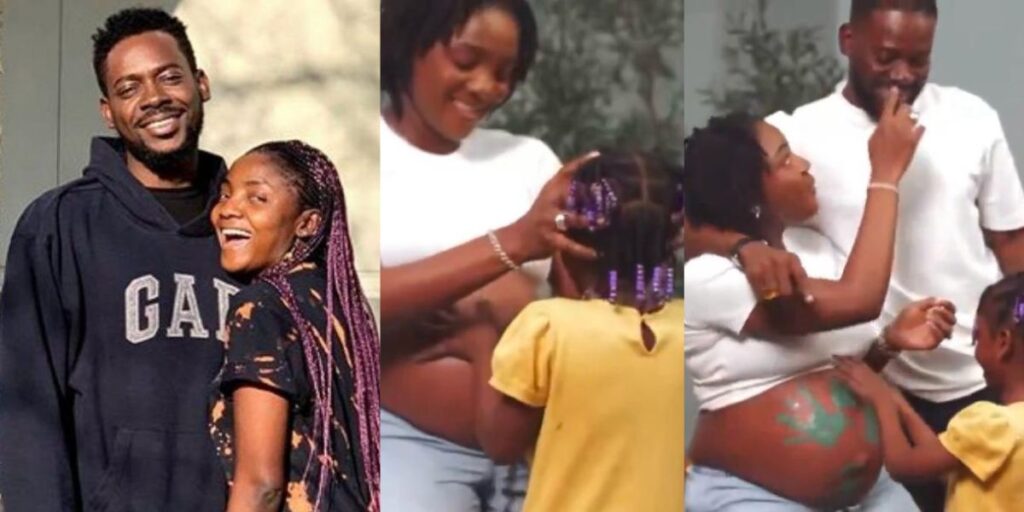 Simi, Adekunle Gold expecting second child, share adorable video
