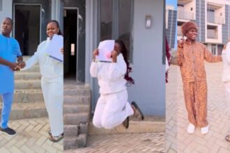 Spyro melts hearts as he gifts wife a multi-million-naira house after she requested only a wig and phone for Christmas