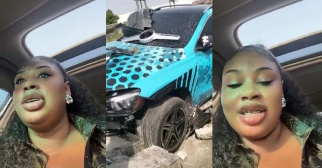 “That’s how it supposed to be”- Lady reacts to Peller’s car crash over alleged breakup with Jarvis