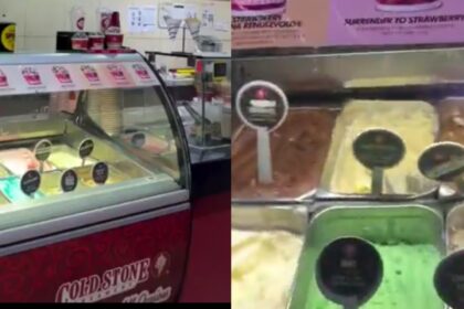 “The ice cream has spoilt and it smells”— Woman calls out Cold stone selling spoilt ice cream