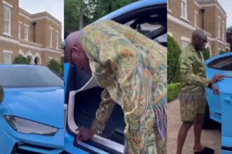 “This is a different breed” — Pastor Tobi Adegboyega says as he unwraps his new Lamborghini Urus