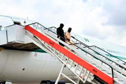 Tinubu arrives in Lagos for Yuletide holidays