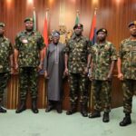 Tinubu meets service chiefs behind closed doors amid worsening security concerns