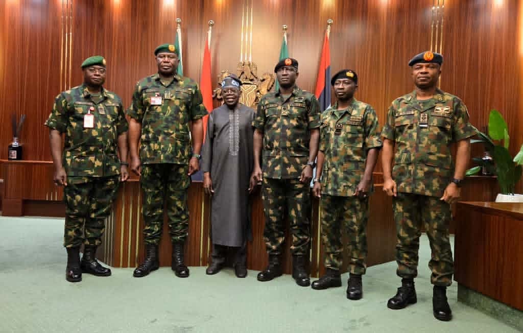 Tinubu meets service chiefs behind closed doors amid worsening security concerns