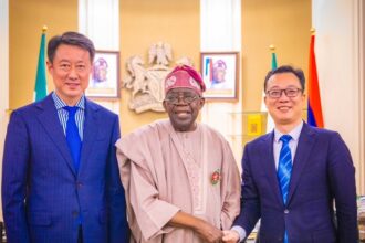 Tinubu receives Chinese ambassador in Abuja