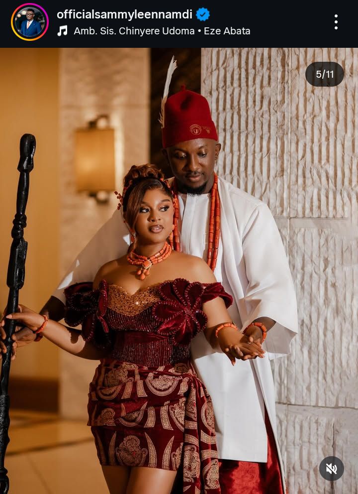 “Traditionally taken”— Sammylee Nnamdi officially ties the knot in traditional wedding ceremony