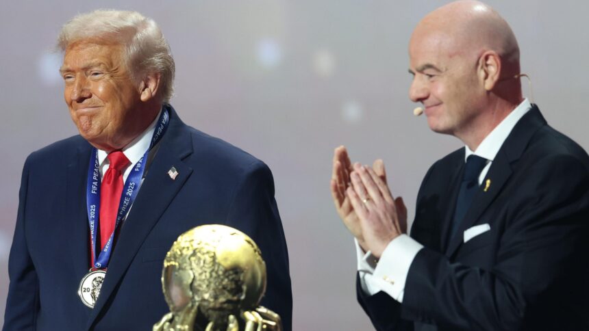 Trump receives FIFA’s inaugural Peace Prize