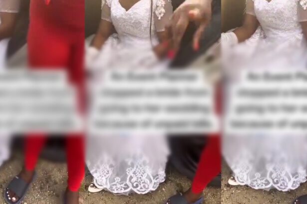 Wedding chaos as event planner stops bride from going to venue over unpaid fees