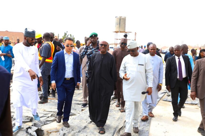 Wike inspects bridge, road linking Maitama, Gishiri, Jahi, Gwarimpa (PHOTOS)