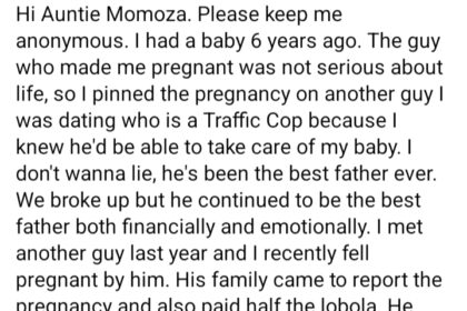 Woman seeks advice after admitting she lied about child’s paternity for six years