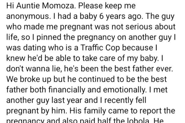 Woman seeks advice after admitting she lied about child’s paternity for six years