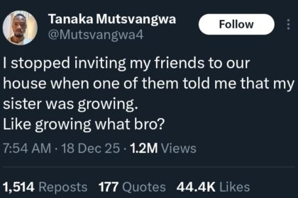 “Your sister is growing” – Man reveals why he stopped friends from visiting his house