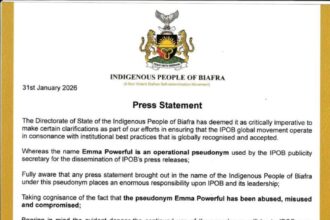 Biafra: IPOB prohibits use of ‘Emma Powerful’ on official statements 