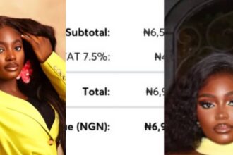 “Tax don start” – Influencer cries out, shares VAT charged after 6.5 million purchases